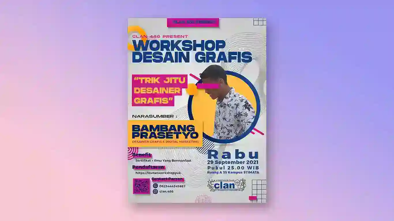 Poster Workshop Desain Grafis